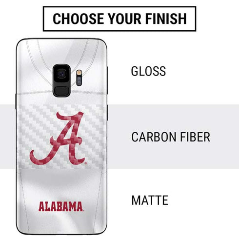 University of Alabama White Jersey Galaxy S9 Skin